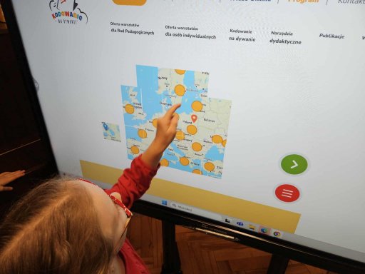 CodeWekowa mapa Europy uk�adana na tablicy multimedialnej