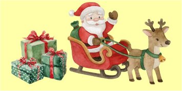 ilustracja Miko�aja w saniach